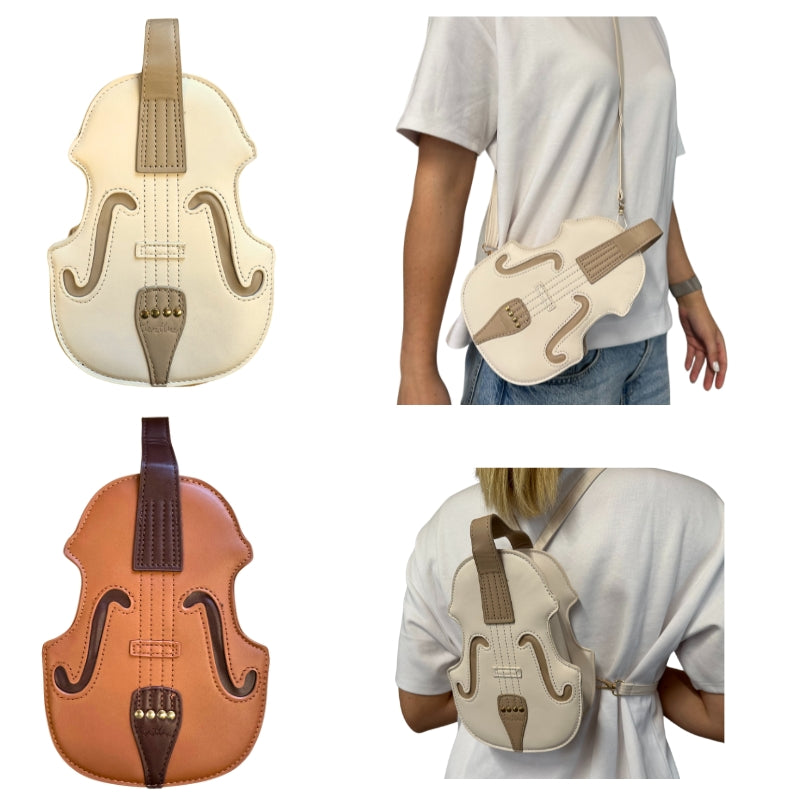 Geige Handtasche & Rucksack – 2 Farben, für Violine 4/4 – Streicherwelt