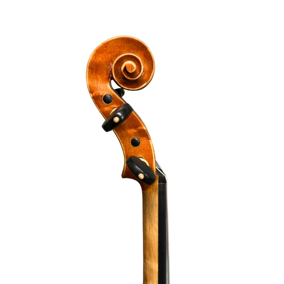 Violine aus rumänischer Meisterwerkstatt, Vogelaugen-Ahorn