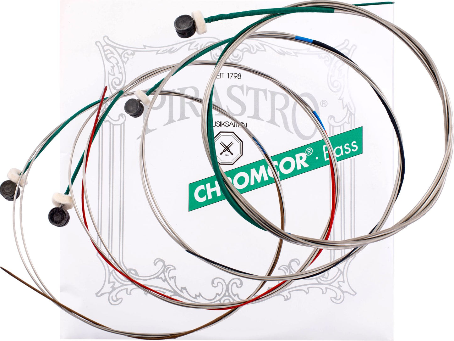 Satz Saiten Kontrabass Pirastro CHROMCOR mittel, Gr. 3/4+4/4