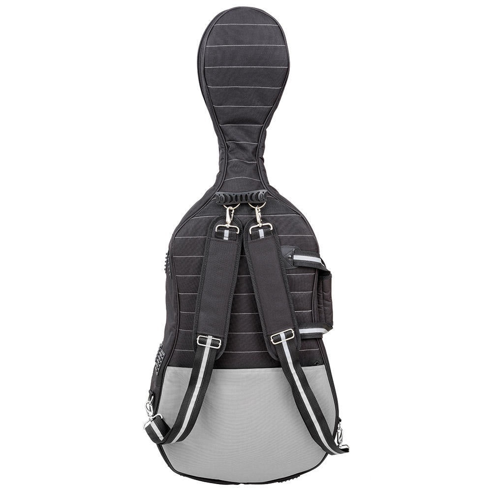 Cellotasche Jakob Winter Gr. 4/4 schwarz/grau