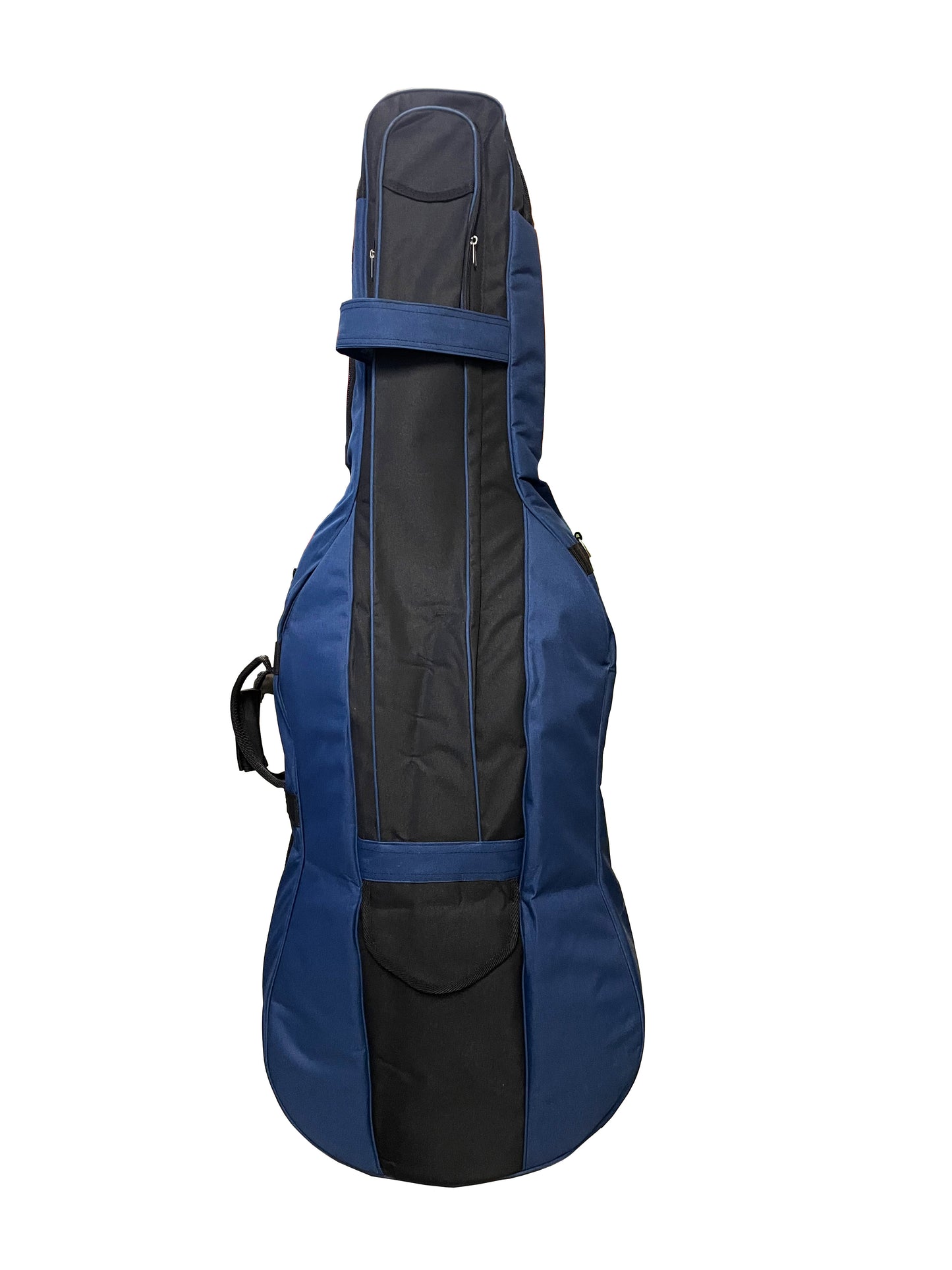 Cello-Tasche 20 mm "Vittorio", blau/schwarz, Gr. 1/4 - 4/4