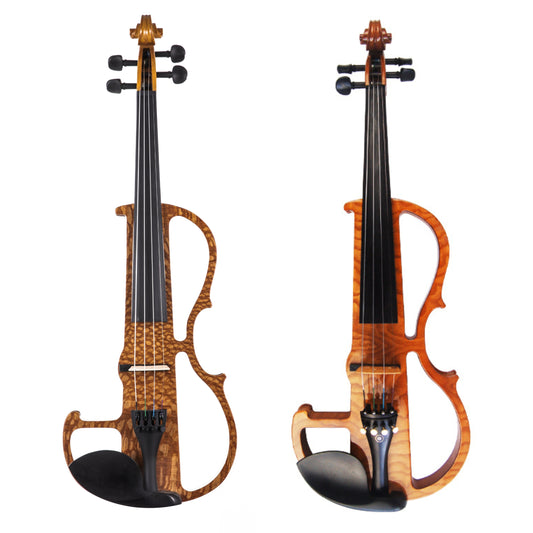 TOP Set E-Geige, elektrische Violine "Rockstar Shadow", 2 Modelle, Tonabnehmer SCHATTEN