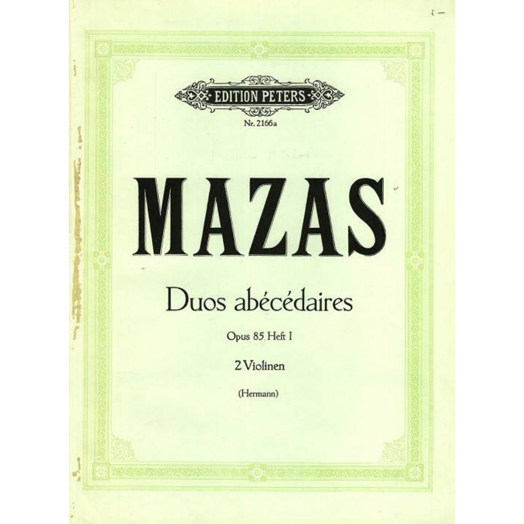 Jacques Féréol Mazas: 5 leichte Violinduos op. 85/1