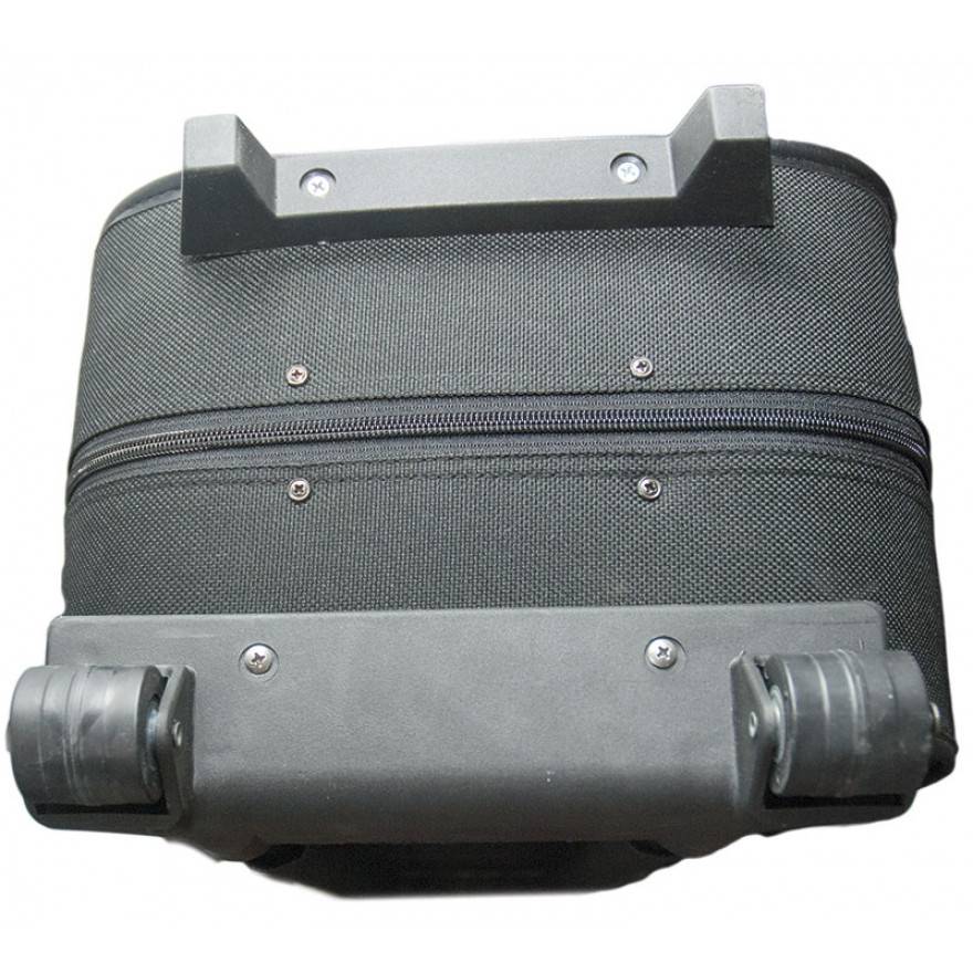 Kurzer, kleiner Mehrfachkoffer für 4 Violinen, Trolley Style