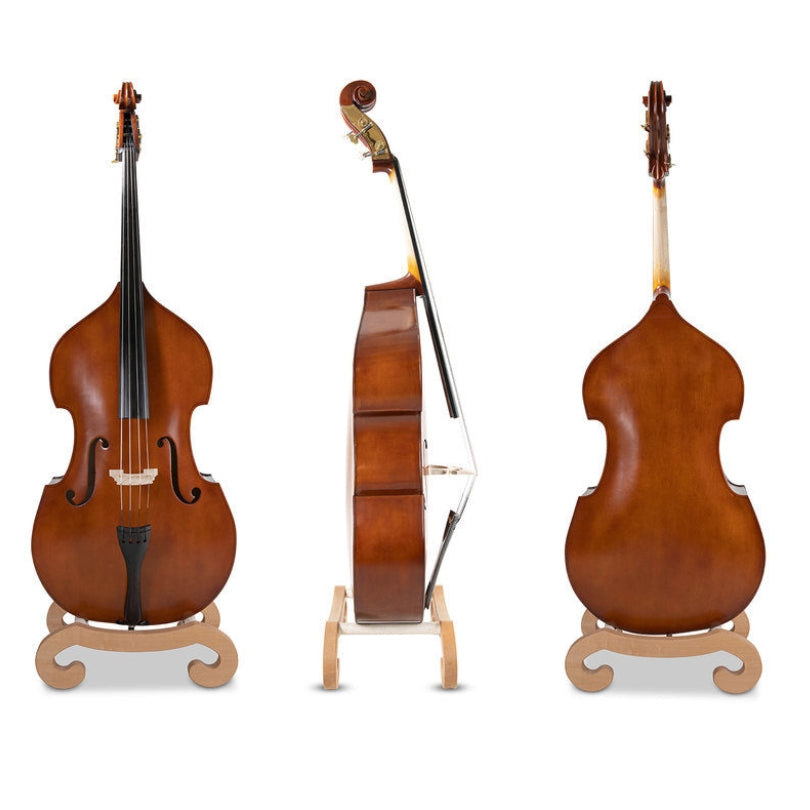 GEWA Kontrabass laminiert, Tiroler Mechanik, Ebenholzgriffbrett, Gr. 1/8