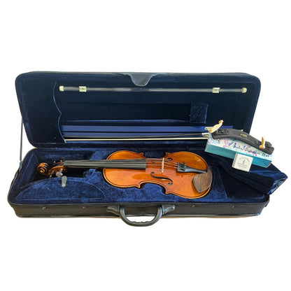 Konzert- Violinset Geigenset Gr. 4/4, komplett mit allem Zubehör