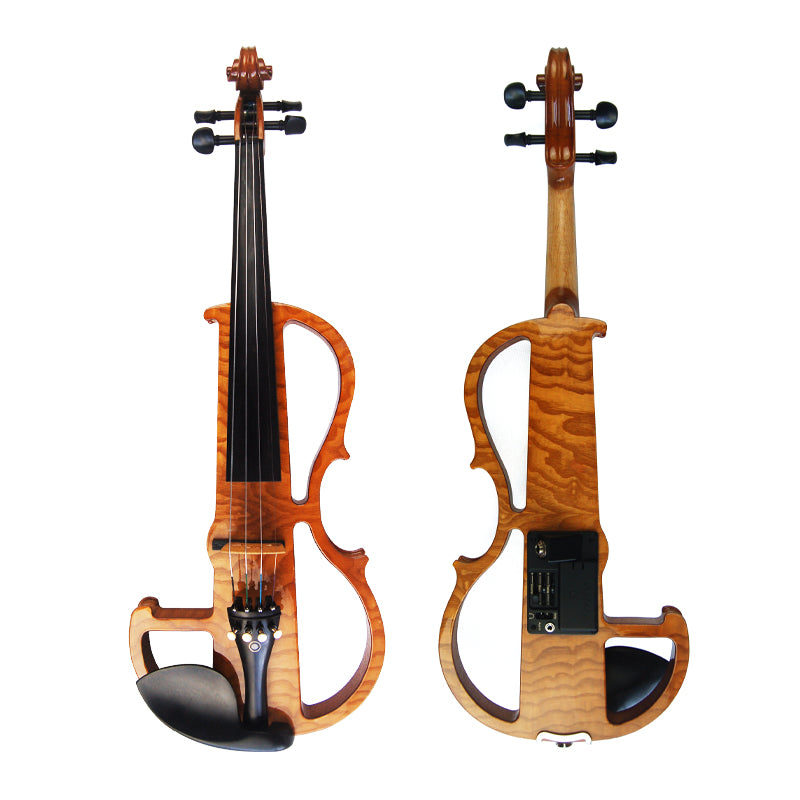 TOP Set E-Geige, elektrische Violine "Rockstar Shadow", 2 Modelle, Tonabnehmer SCHATTEN