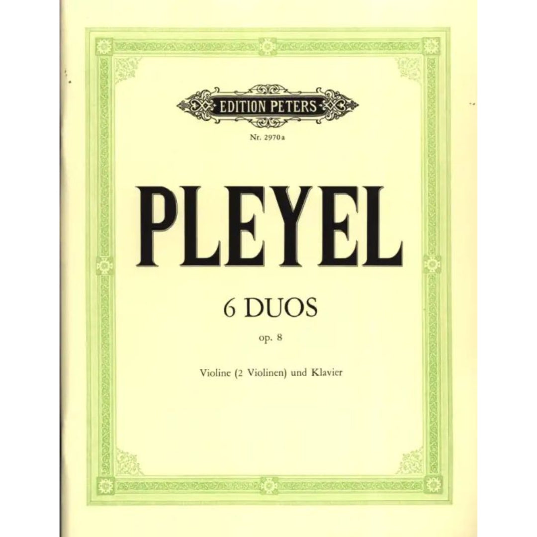 Ignaz Pleyel: 6 Duos f. 2 Violinen, op. 8