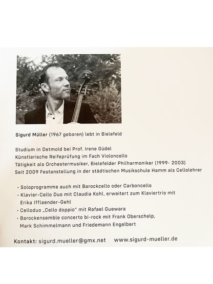 CD J. S. Bach Cellosuiten Nr. 1-4 gespielt von Sigurd Müller