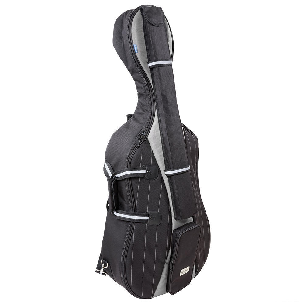 Cellotasche Jakob Winter Gr. 4/4 schwarz/grau