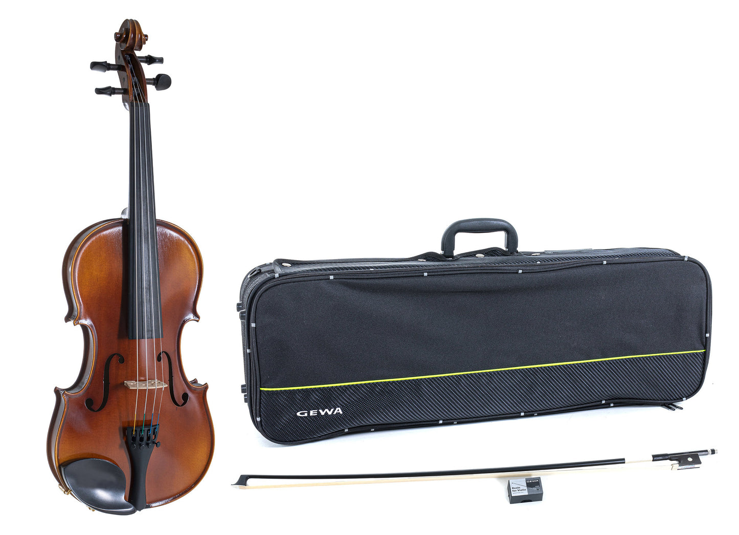 Violinset GEWA Allegro, europäisches Holz, Larsen Saiten, Milo Stamm Steg