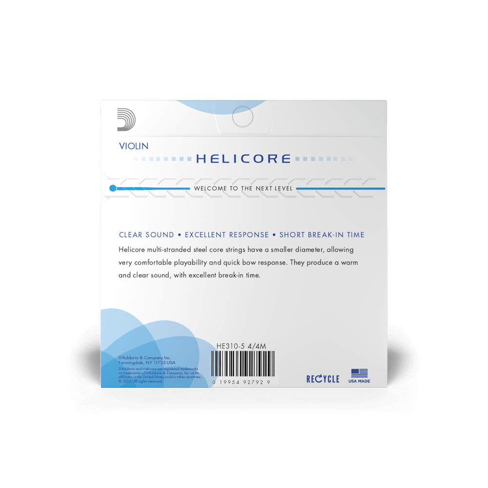 Satz Violinsaiten D'Addario Helicore 4/4