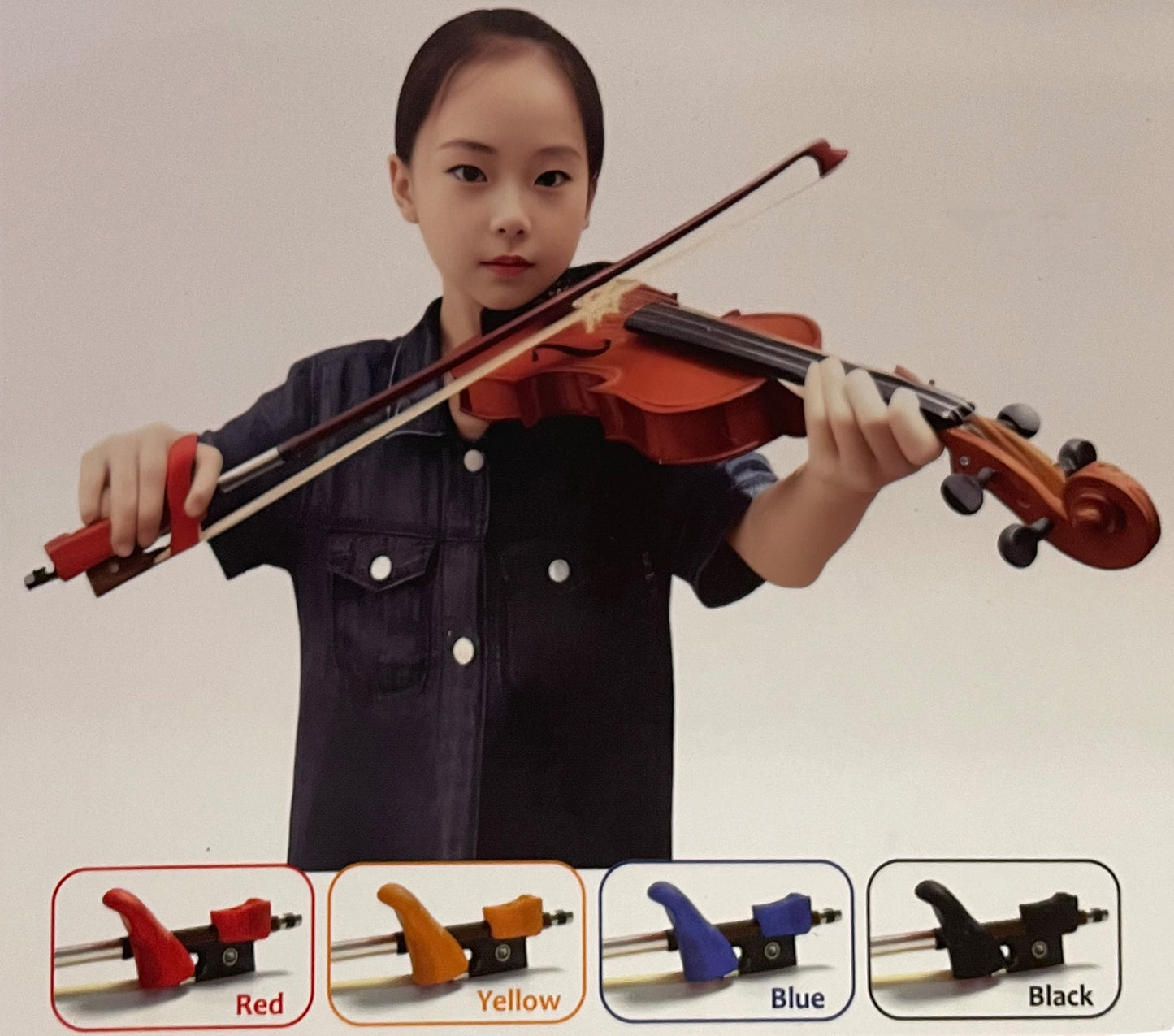 Bogen-Griffhilfe Violine (alle Größen) in 3 Farben