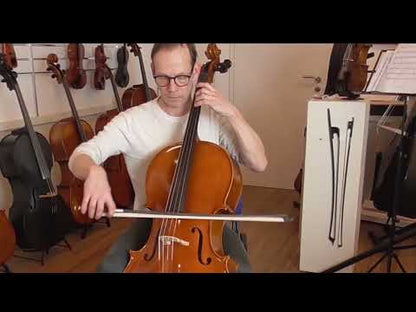 Cello-Set "Performance", Gr. 4/4, 3/4, 1/2 inkl. Tasche + Carbon-Bogen