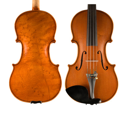 Violine aus rumänischer Meisterwerkstatt, Vogelaugen-Ahorn